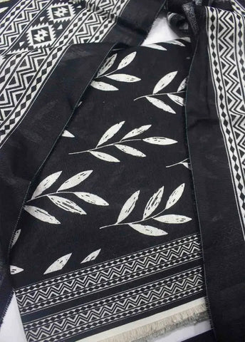 Bin Saeed Fabric - WKU-0202- 3 Piece Khaddar Printed UnStitched Suit