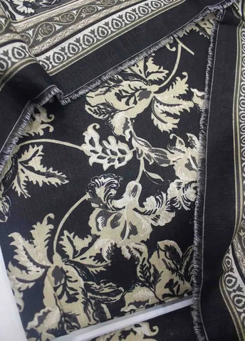 Bin Saeed Fabric - WKU-0206- 3 Piece Khaddar Printed UnStitched Suit