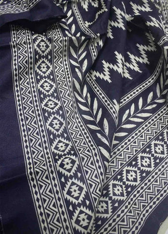 Bin Saeed Fabric - WKU-0210- 3 Piece Khaddar Printed UnStitched Suit