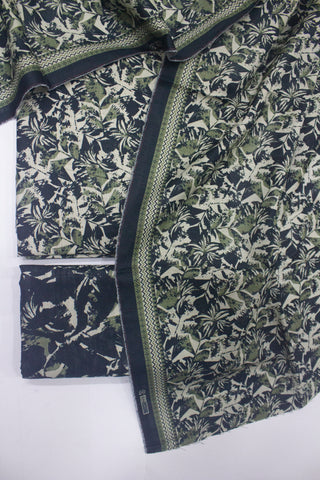 WKU-712- 3 Piece Khaddar Printed UnStitched Suit