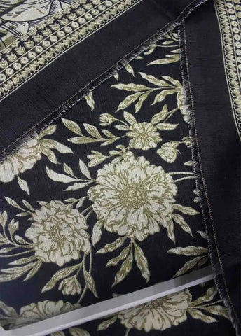 Bin Saeed Fabric - WKU-0232- 3 Piece Khaddar Printed UnStitched Suit