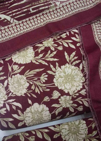 binsaeedfabrics.myshopify.com - WKU-0238- 3 Piece Khaddar Printed UnStitched Suit