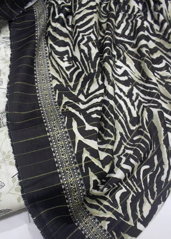 WKU-0250- 3 Piece Khaddar Printed UnStitched Suit