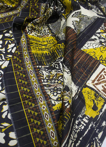 WKU-0252- 3 Piece Khaddar Printed UnStitched Suit