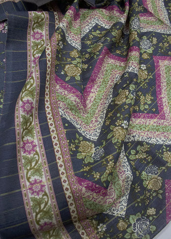 WKU-0254- 3 Piece Khaddar Printed UnStitched Suit