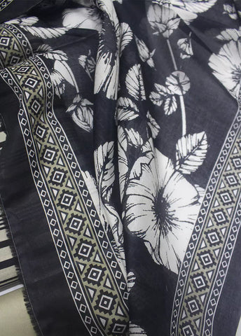 WKU-0258 - 3 Piece Khaddar Printed UnStitched Suit