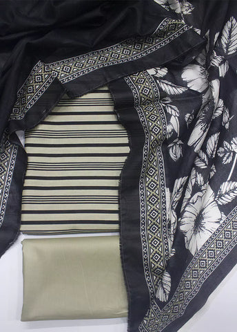 WKU-0258 - 3 Piece Khaddar Printed UnStitched Suit