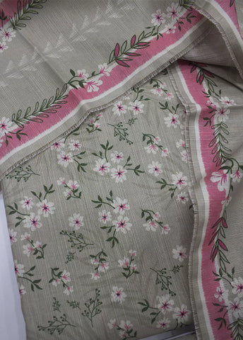 WKU-0260- 3 Piece Khaddar Printed UnStitched Suit