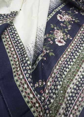 WKU-0265 - 3 Piece Khaddar Printed UnStitched Suit