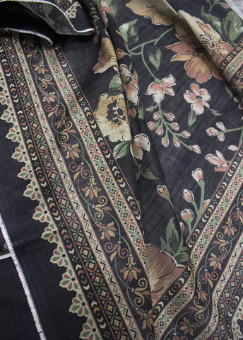 WKU-0269- 3 Piece Khaddar Printed UnStitched Suit