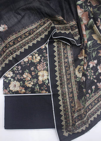 WKU-0269- 3 Piece Khaddar Printed UnStitched Suit