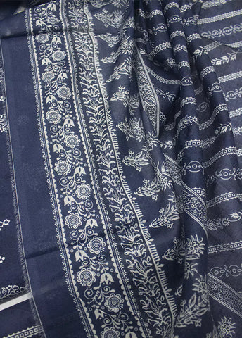 WKU-0275- 3 Piece Khaddar Printed UnStitched Suit