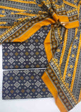 WKU-047-3 Piece Khaddar Printed UnStitched Suit