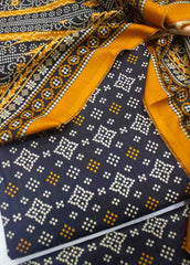 WKU-047-3 Piece Khaddar Printed UnStitched Suit