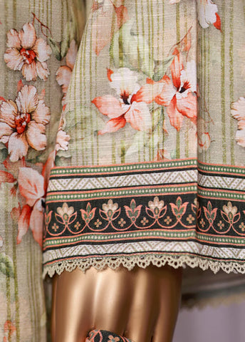 WKZC-2598- 3 Piece Khaddar Printed Stitched Suit