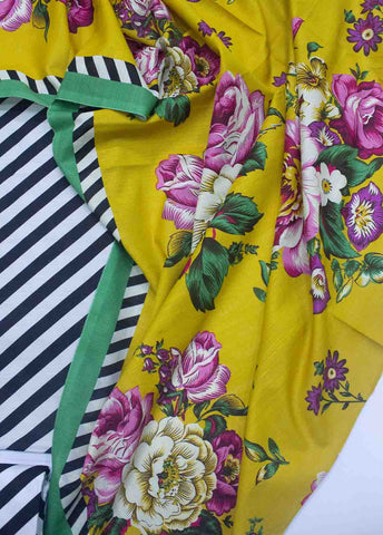 WK_R_007-3 Piece Khaddar Printed Unstitched Suit