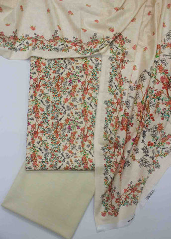 Bin Saeed Fabric - WK_R_59-3 Piece Khaddar Printed Unstitched Suit