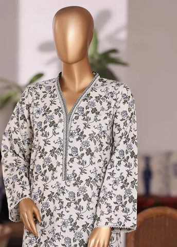 WPK-2596-2- 2 Piece Khaddar Printed Stitched Suit