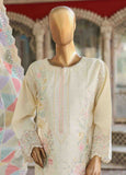 WTF-001 B- 3 Piece Embroidered Stitched Suit