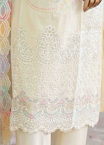 Bin Saeed Fabric - WTF-001 B- 3 Piece Embroidered Stitched Suit