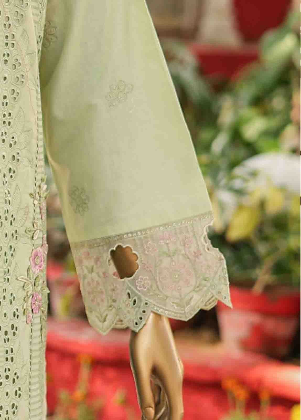 Bin Saeed Fabric - WTF-003 A- R71 3 Piece Embroidered Stitched Suit