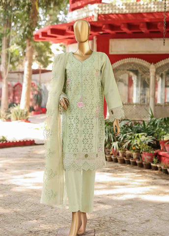 Bin Saeed Fabric - WTF-003 A- R71 3 Piece Embroidered Stitched Suit