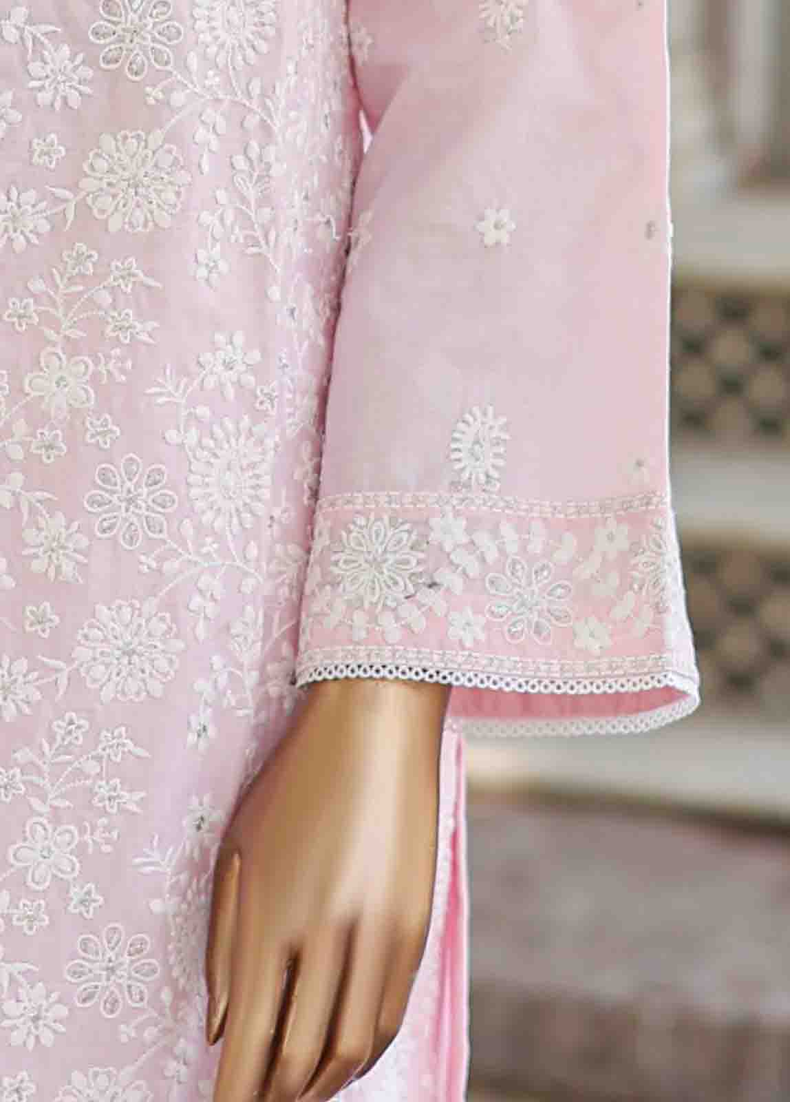 Bin Saeed Fabric - WTF-004 A- 3 Piece Embroidered Stitched Suit