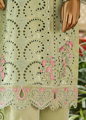 Bin Saeed Fabric - WTF-011 C- 3 Piece Embroidered Stitched Suit