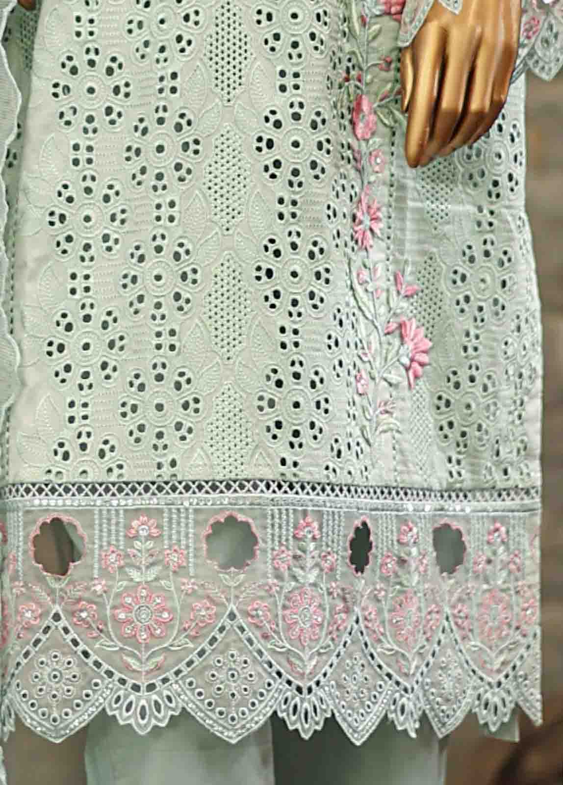 Bin Saeed Fabric - WTF-013 A- R71  3 Piece Embroidered Stitched Suit