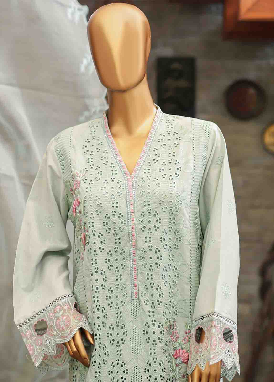 Bin Saeed Fabric - WTF-013 A- R71  3 Piece Embroidered Stitched Suit