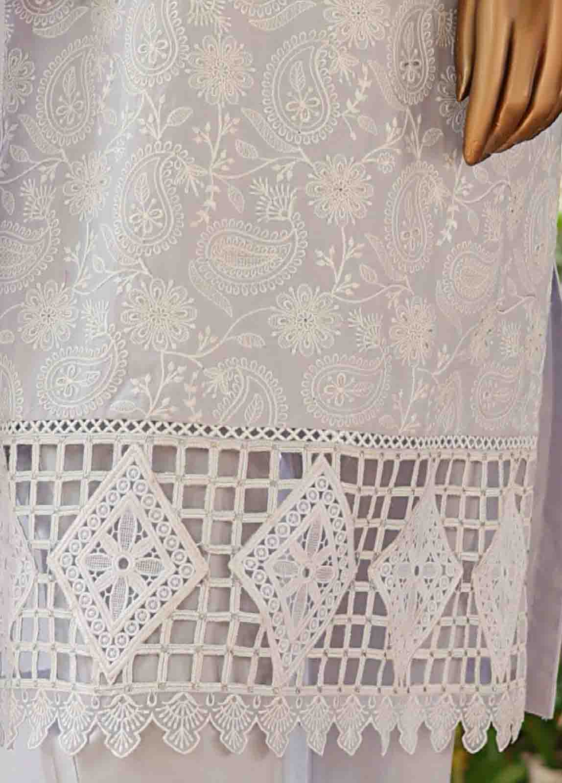 Bin Saeed Fabric - WTF-014 A- 3 Piece Embroidered Stitched Suit
