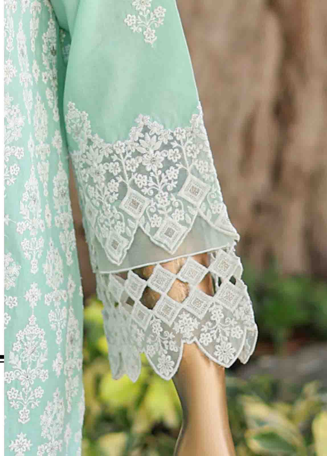 Bin Saeed Fabric - WTF-016 C- 3 Piece Embroidered Stitched Suit
