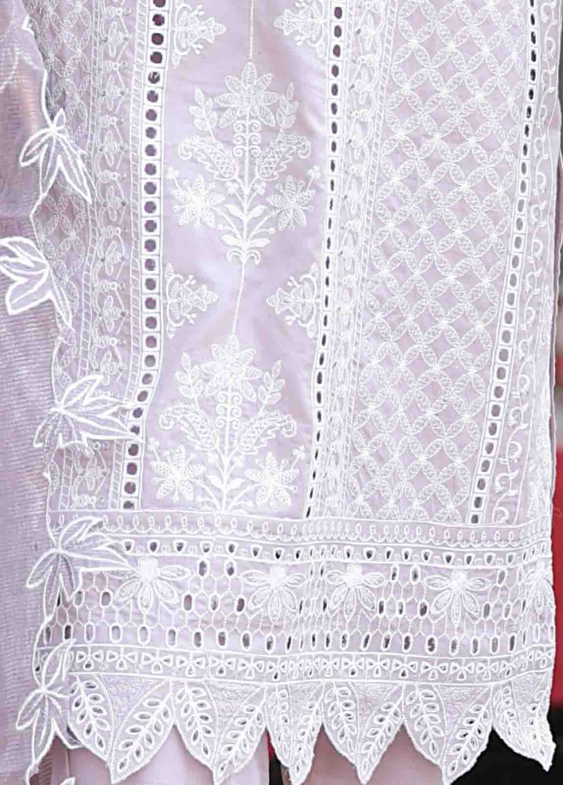 Bin Saeed Fabric - WTF-017 A- 3 Piece Embroidered Stitched Suit