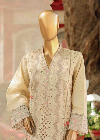 Bin Saeed Fabric - WTF-019 A- 3 Piece Embroidered Stitched Suit