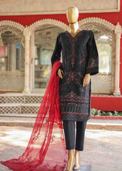 WCTF-020 B- 3 Piece Embroidered Stitched Suit