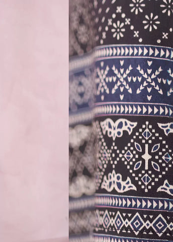 ZC-2585- 3 Piece Printed Viscose Cotton Stitched Suit