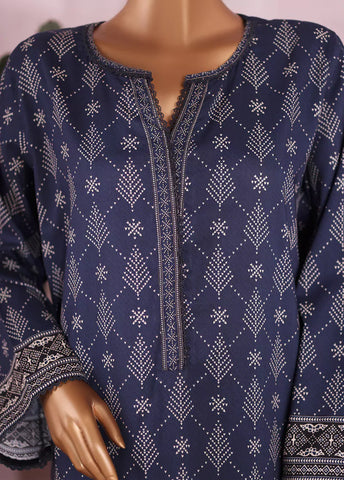 ZC-2585- 3 Piece Printed Viscose Cotton Stitched Suit