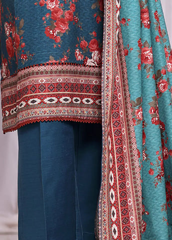 ZCWK-25101- 3 Piece Khaddar Printed Stitched Suit