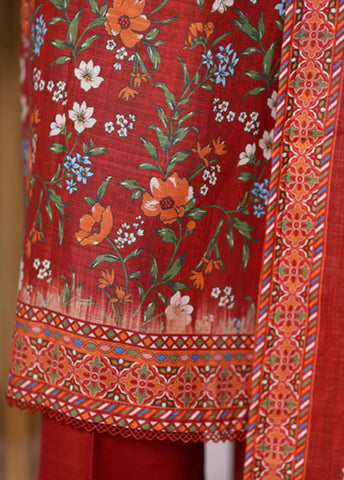 ZCWK-25103- 3 Piece Khaddar Printed Stitched Suit