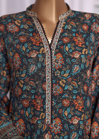 ZCWK-2587- 3 Piece Khaddar Printed Stitched Suit