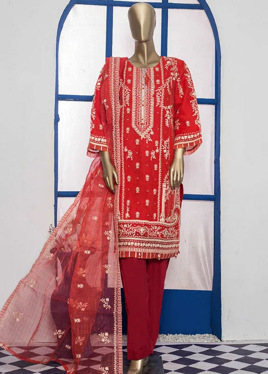 Bin Saeed Fabric - ZEF-0034 -R72 2 Piece Organza Formal