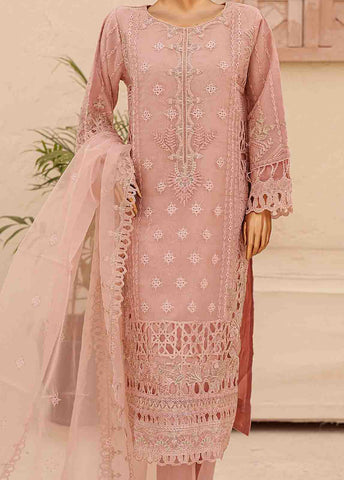 Bin Saeed Fabric - ZEF-2040 E- 3 Piece Embroidered Organza