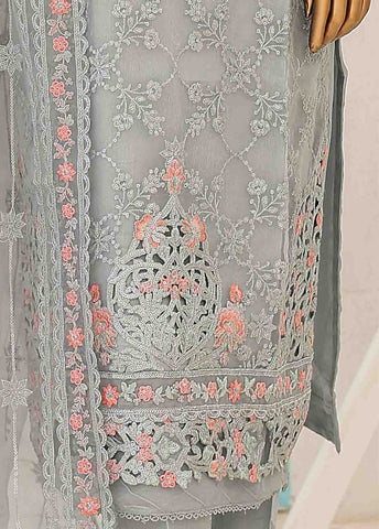 Bin Saeed Fabric - ZEF-2043- 3 Piece Embroidered Organza