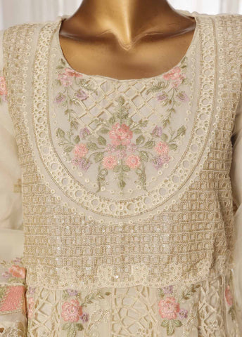 Bin Saeed Fabric - ZEF-2060 F- 3 Piece Organza Stitched Suit