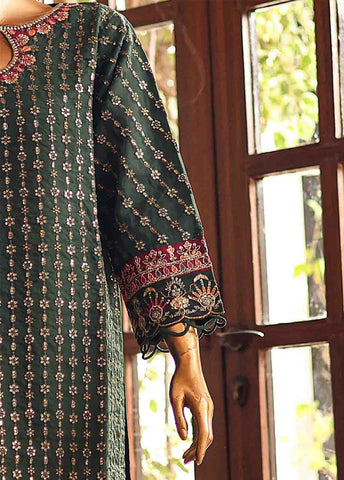 Bin Saeed Fabric - ZEF2031- 3 Piece Embroidered Organza