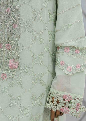 Bin Saeed Fabric - ZEFC-2050- 3 Piece Embroidered Chiffon