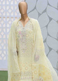 ZEFC-2051- 3 Piece Embroidered Chiffon