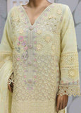 ZEFC-2051- 3 Piece Embroidered Chiffon
