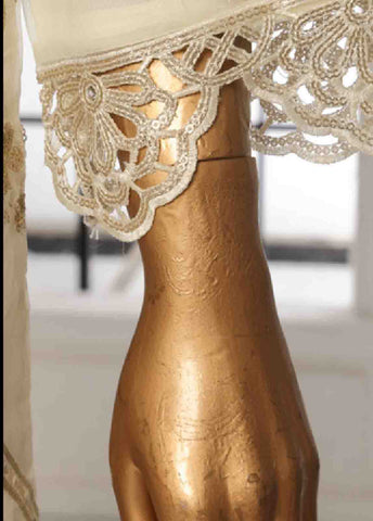 Bin Saeed Fabric - ZEFO-2056 P- 3 Piece Organza Stitched Suit