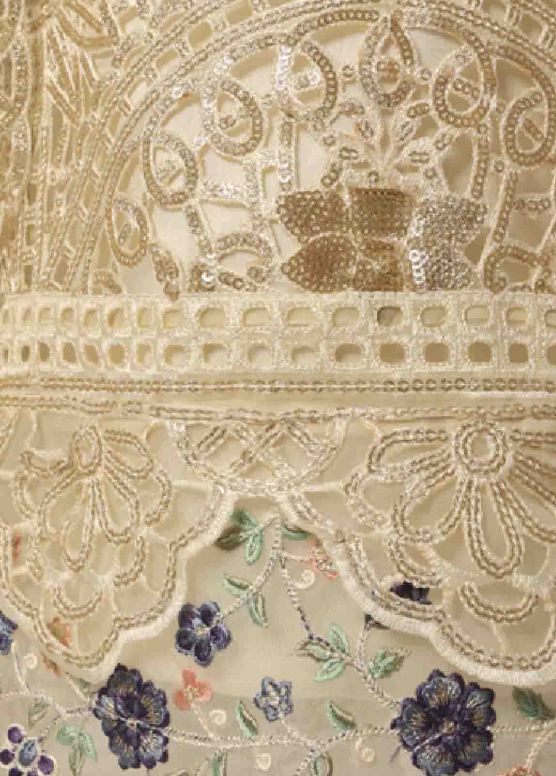 Bin Saeed Fabric - ZEFO-2056 P- 3 Piece Organza Stitched Suit